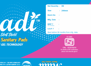 Madi sanitary pads information panel